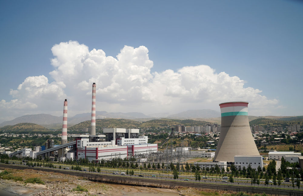 杜尚別2號熱電廠（2024年6月22日攝）。